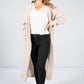 Clay Chunky Knit Long Cardigan