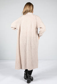 Clay Chunky Knit Long Cardigan