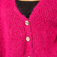 Fuchsia RELAXED FIT CARDI