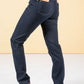 Classic Straight Leg Jeans in Black