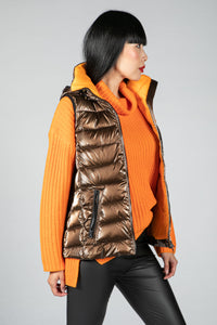 Bodywarmer ESSENTIALS in metallic look