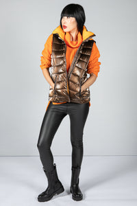 Bodywarmer ESSENTIALS in metallic look