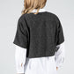 Lurex Knit Pullover in Black