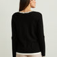 V Neck Jumper With Embellished Details