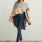 Faux Fur Cape Sweater