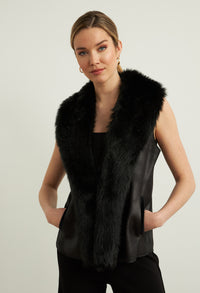 Faux Fur Vest Style