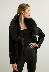 Faux Fur Collared Jacket