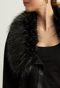 Faux Fur Collared Jacket