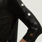 Faux Leather Top with Stud Detail