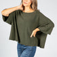 Oversized Pullover Knit in Khaki