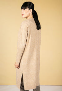 Donver Long Cardigan in Cashmere Cream Melange