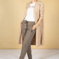 Donver Long Cardigan in Cashmere Cream Melange