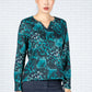 Super Soft Feel Fine Knit Top in Teal Aqua