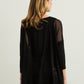 Mesh Insert Poncho Top