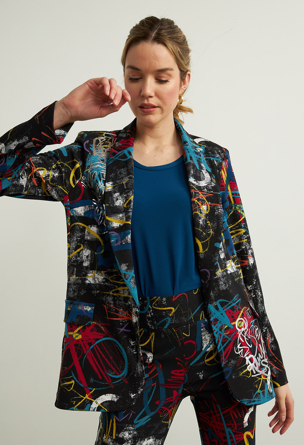 Printed Blazer