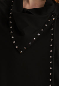 Studded Cocoon Jacket