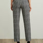 Plaid Straight Leg Pants