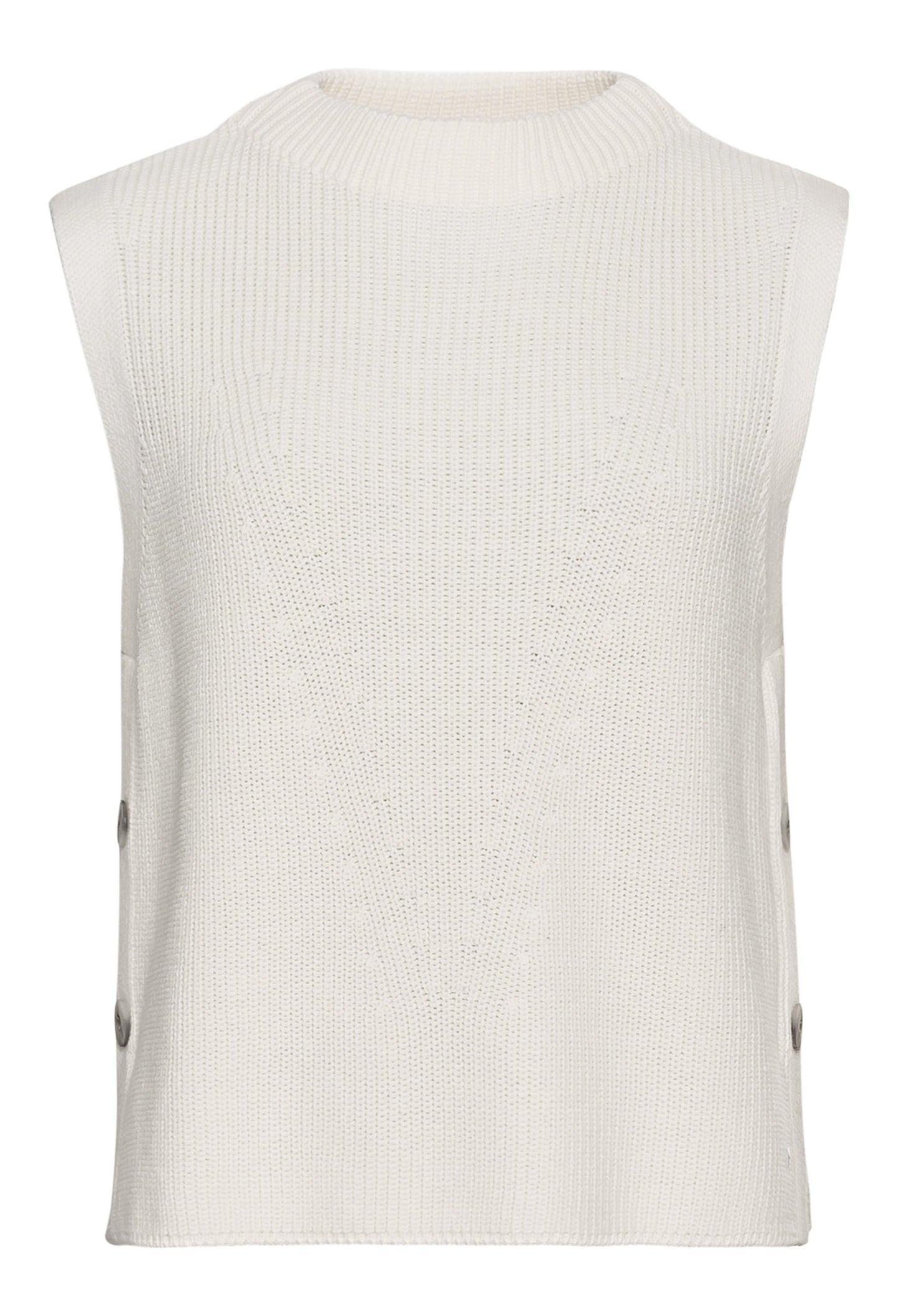 Sleeveless Cropped Sweater