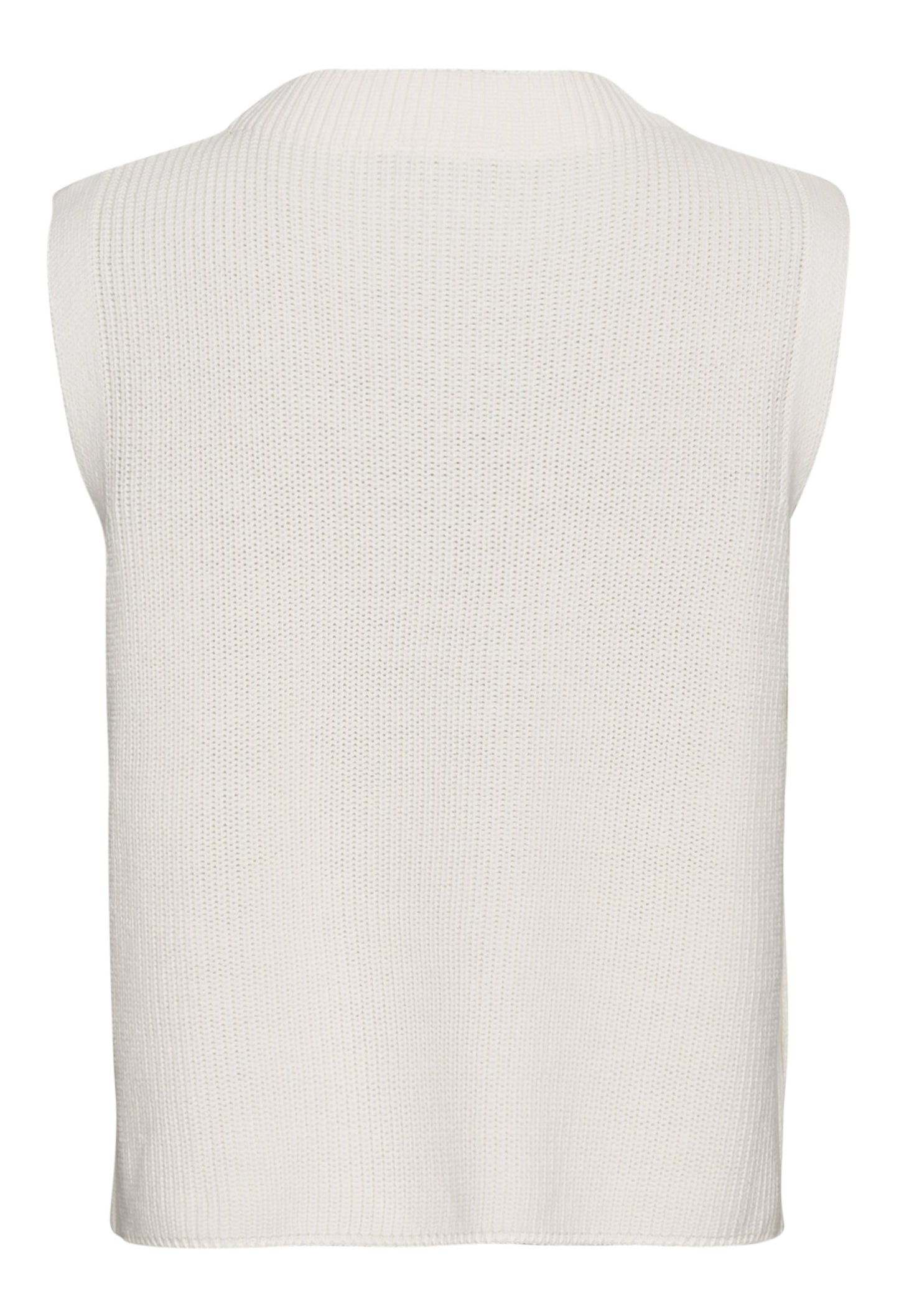 Sleeveless Cropped Sweater