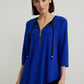 Zip Accent Top in Royal Blue