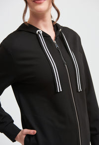 Longer Drawstring Hoodie