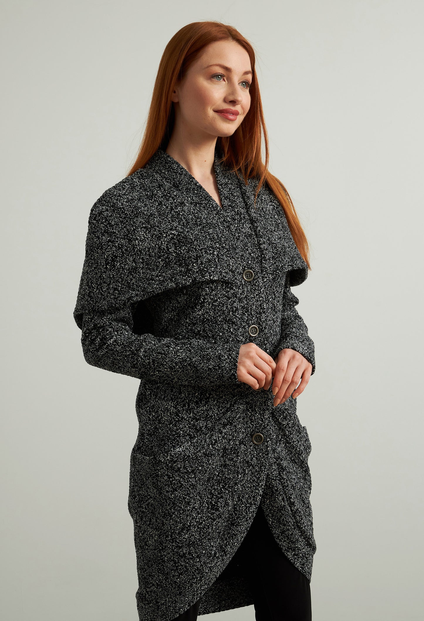 Jacquard Knit Jacket