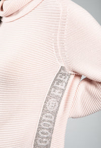 Soft Pink Roll Neck Knit