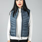 QUILTED GILET ORION BLUE