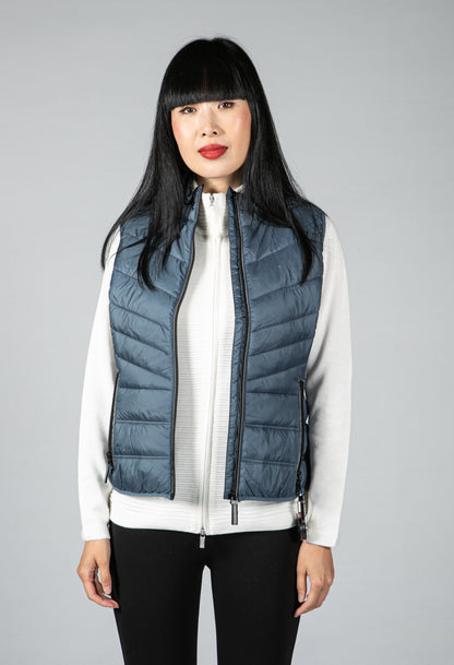 QUILTED GILET ORION BLUE