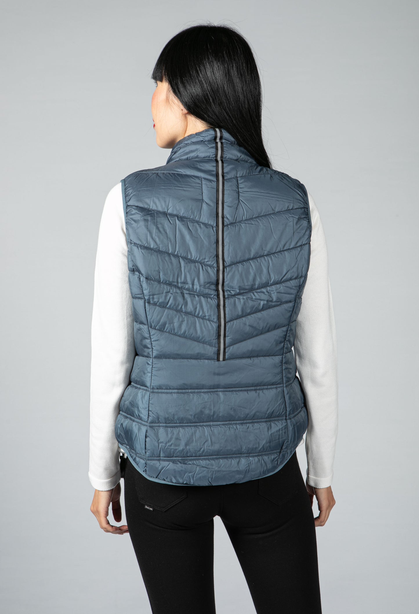 QUILTED GILET ORION BLUE