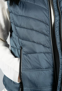 QUILTED GILET ORION BLUE