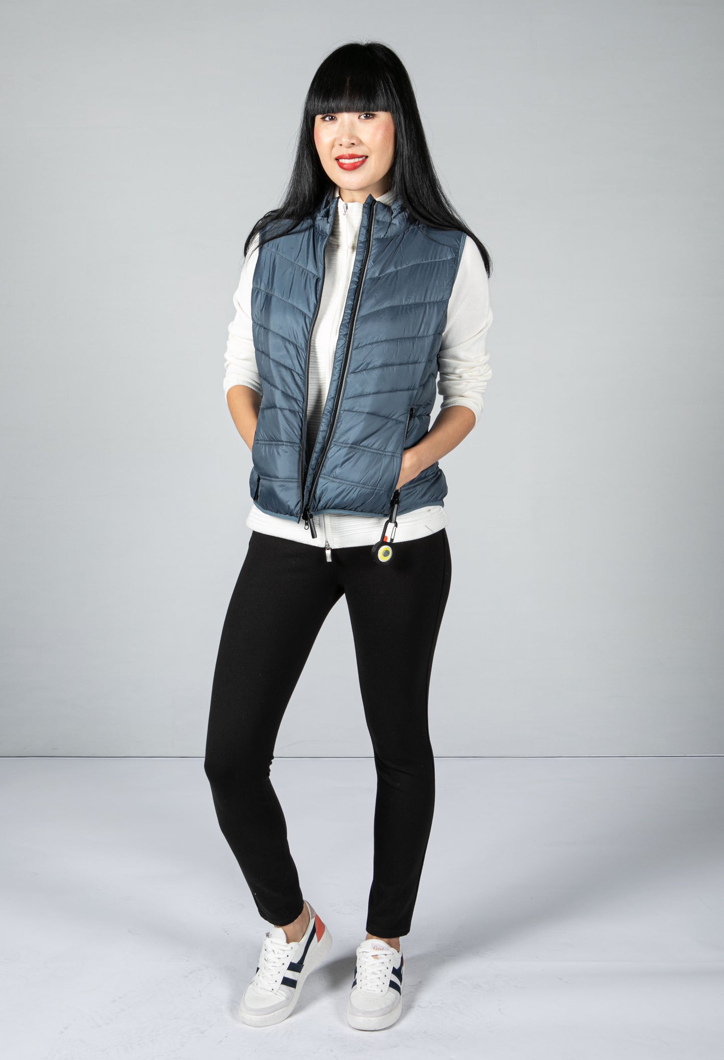 QUILTED GILET ORION BLUE