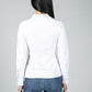 White Shirt with Pleated Placket