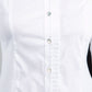 White Shirt with Pleated Placket