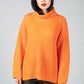 Orange Chunky Knit Jumper