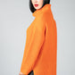 Orange Chunky Knit Jumper