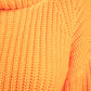 Orange Chunky Knit Jumper