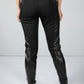 Faux Leather Panel Leggings