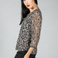 Cheetah Print Blouse