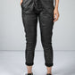 Faux Leather Crinkle Joggers