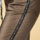 Leatherette Joggers in Dark Bronze