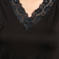 Black Lace Neckline Cami