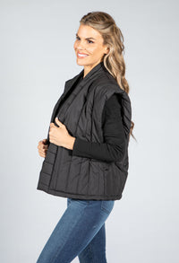 Quilted Black Jacket