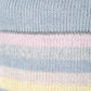 Soft Chunky Knit Striped Jumper in Pastel Blue