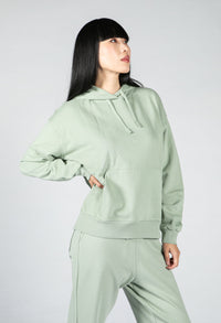 Organic Cotton Hoodie in Sage Green