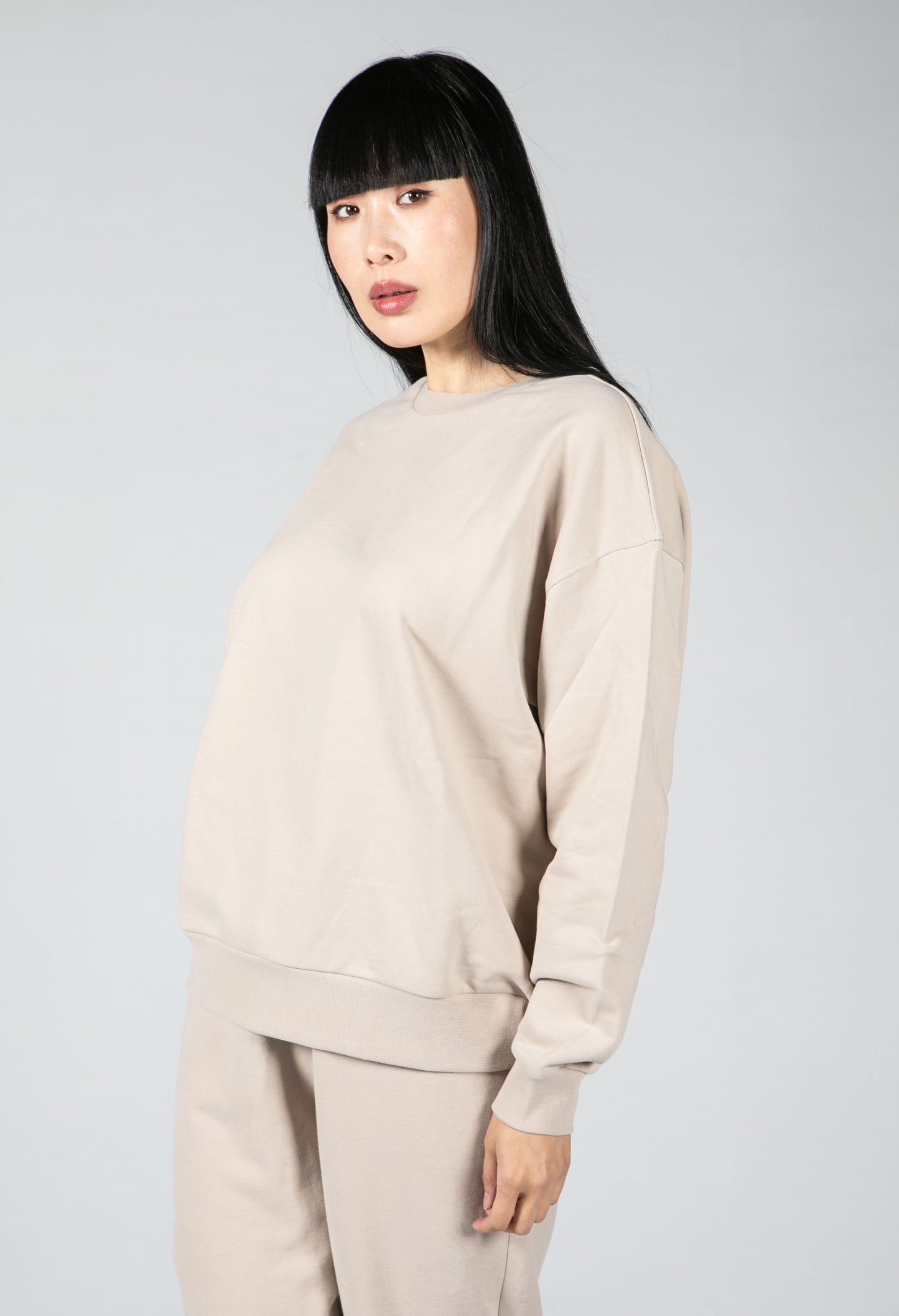 Organic Cotton Sweatshirt in light desert