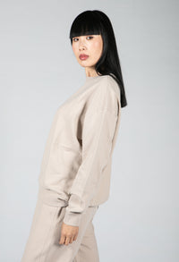 Organic Cotton Sweatshirt in light desert