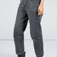 Straight Leg Grey Wash Denim Jeans