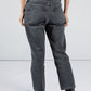 Straight Leg Grey Wash Denim Jeans