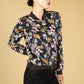 BUTTERFLY PRINT BOMBER JACKET